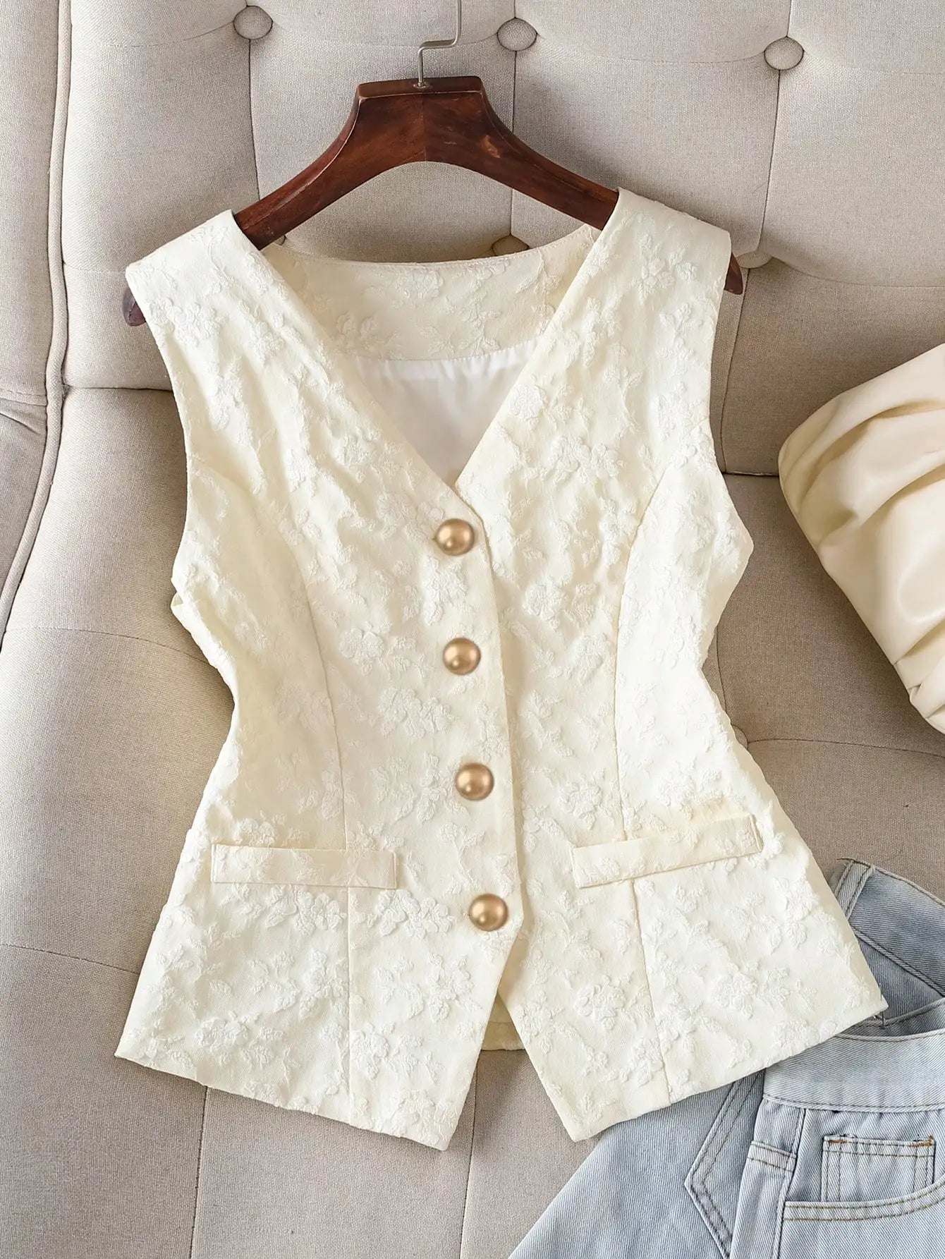 Soft Button Vest