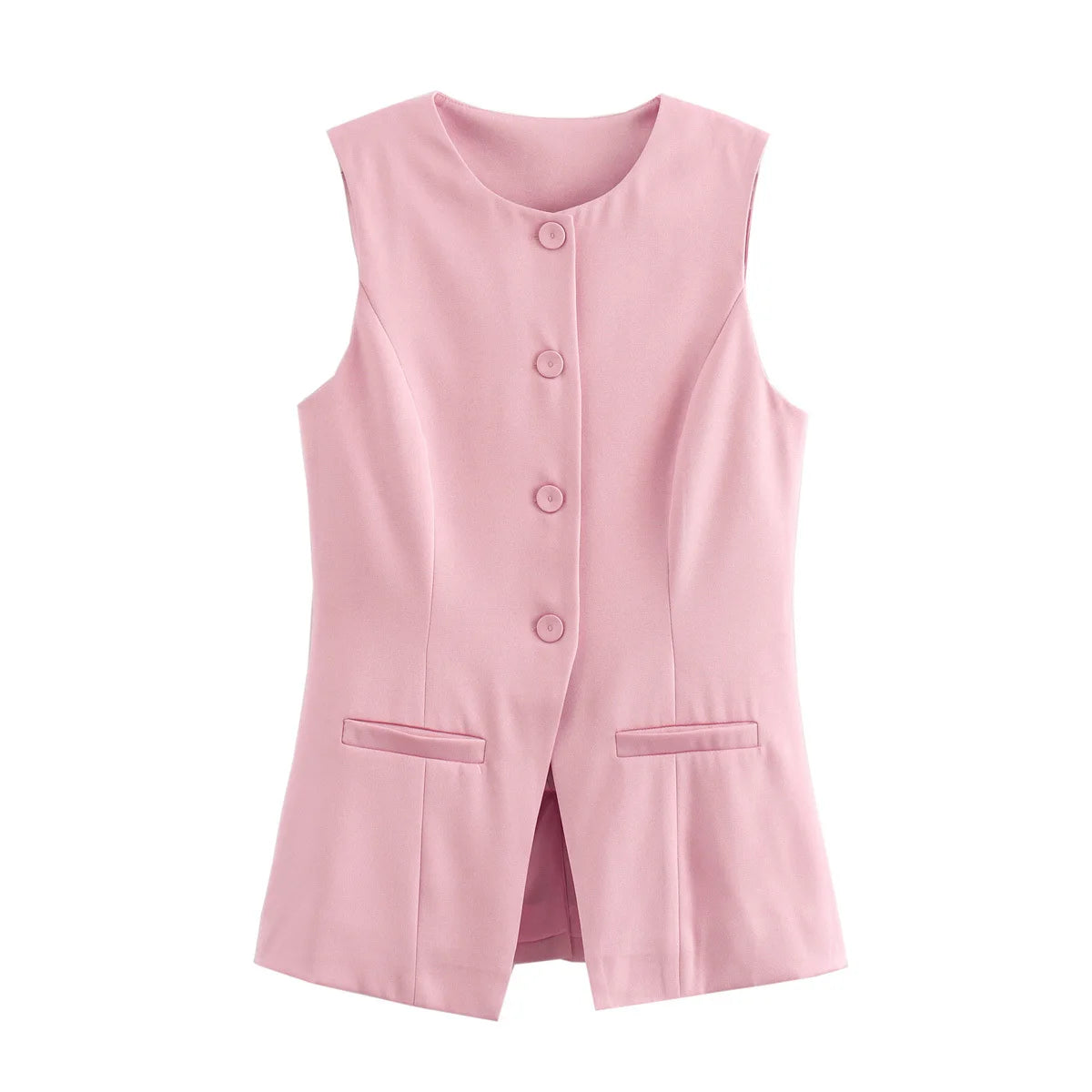 Vest Women Button