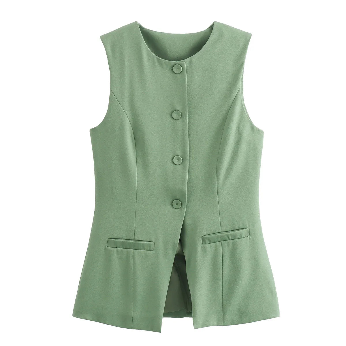 Vest Women Button