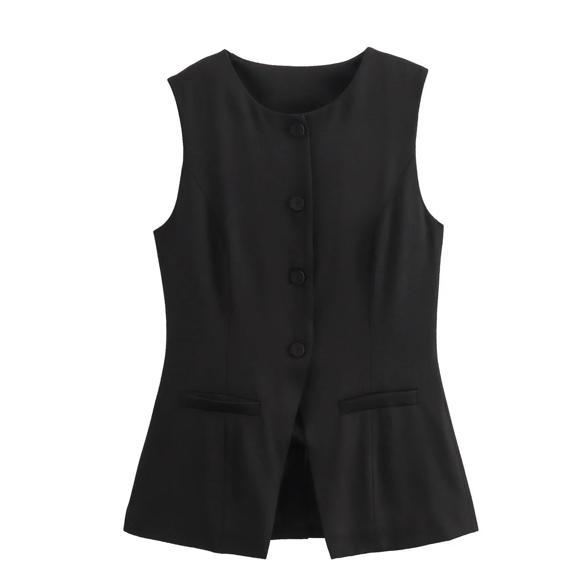 Vest Women Button